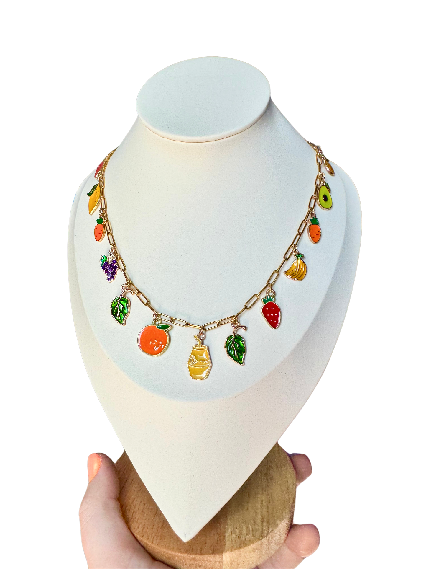 Fruit Charm Necklace