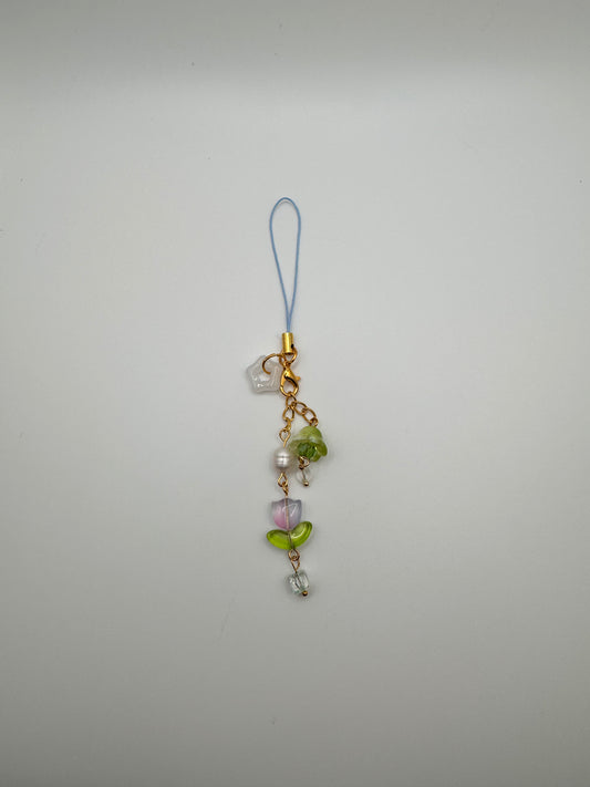 Dainty Green Phone Charm