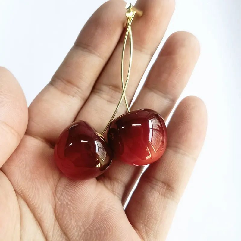 Cherry Earrings - Pluere Co.