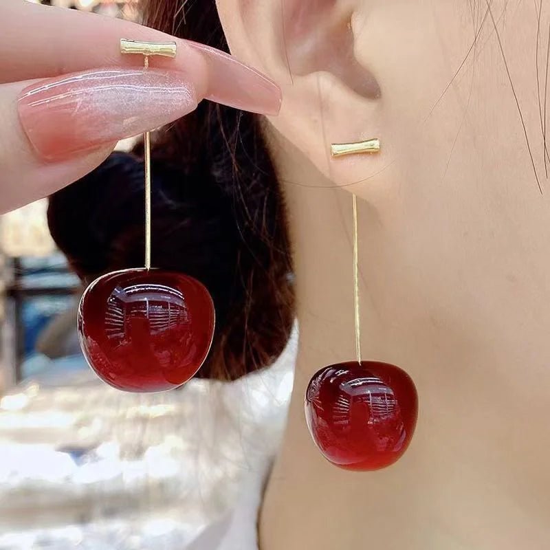 Cherry Earrings - Pluere Co.