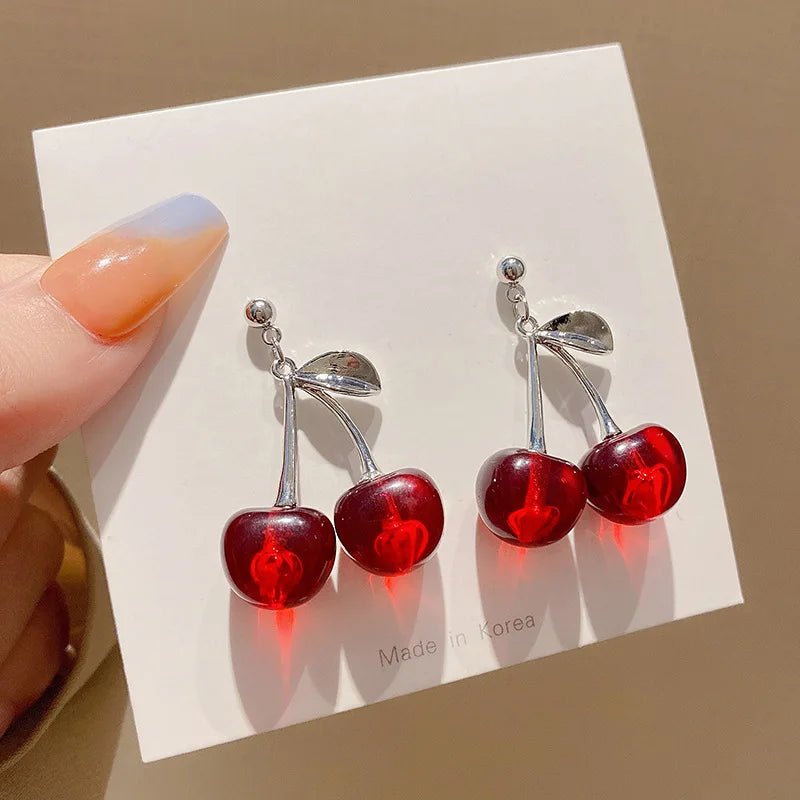 Cherry Earrings - Pluere Co.