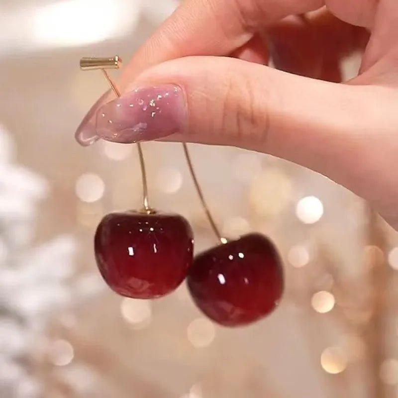 Cherry Earrings - Pluere Co.