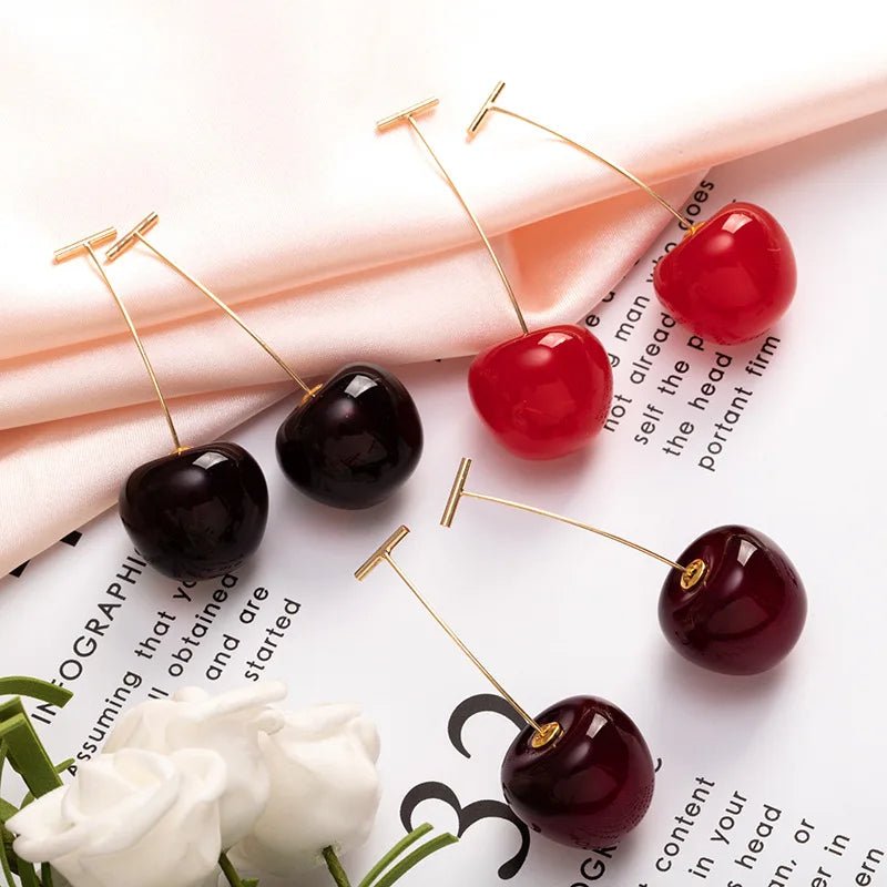 Cherry Earrings - Pluere Co.