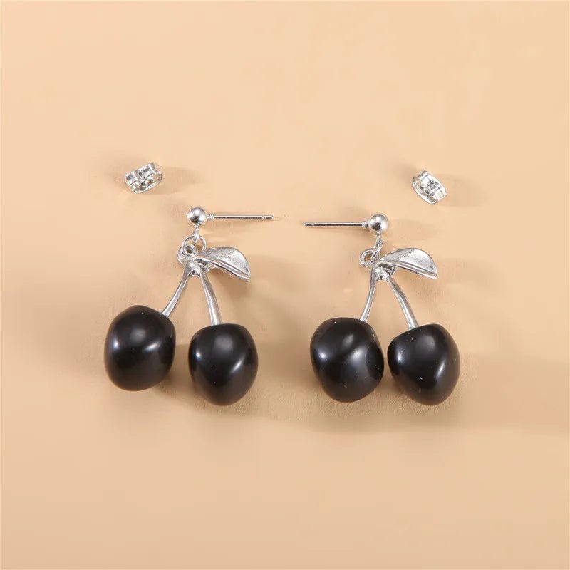 Cherry Earrings - Pluere Co.