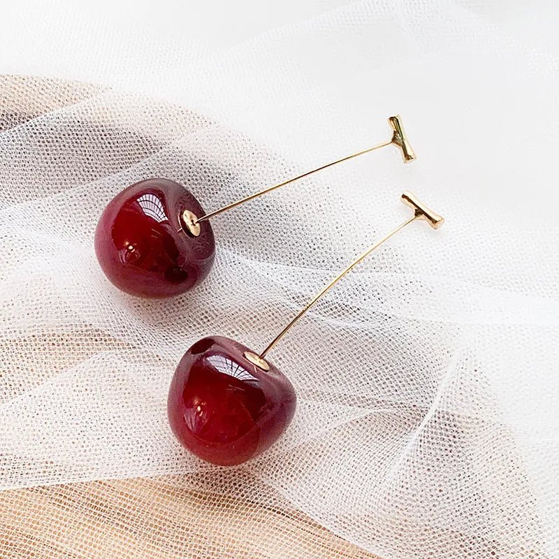 Cherry Earrings - Pluere Co.