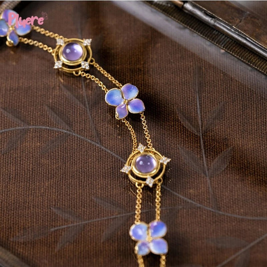 Exquisite Wisteria Amethyst Bracelet - Pluere Co.